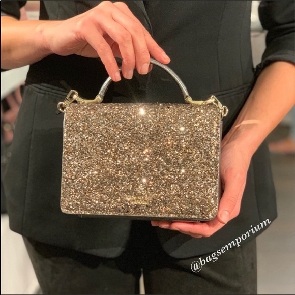 💫 Kate Spade Maisie Glitter Crossbody Wallet Set - Picture 7 of 8